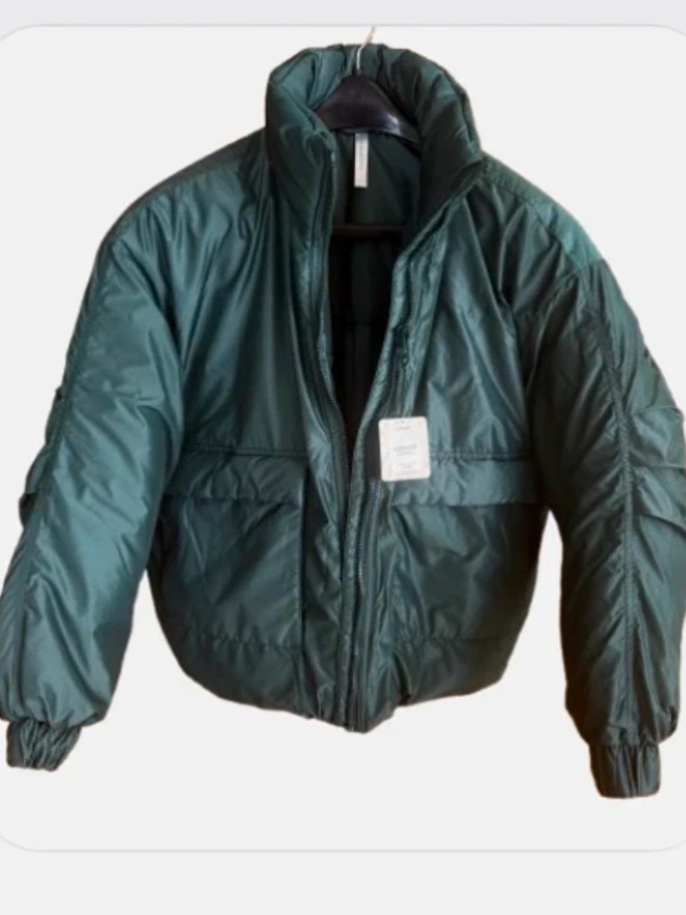 Fabletics Fantastic Cozy All Weather Jacket Evershine Pine sz Small New w/Tag